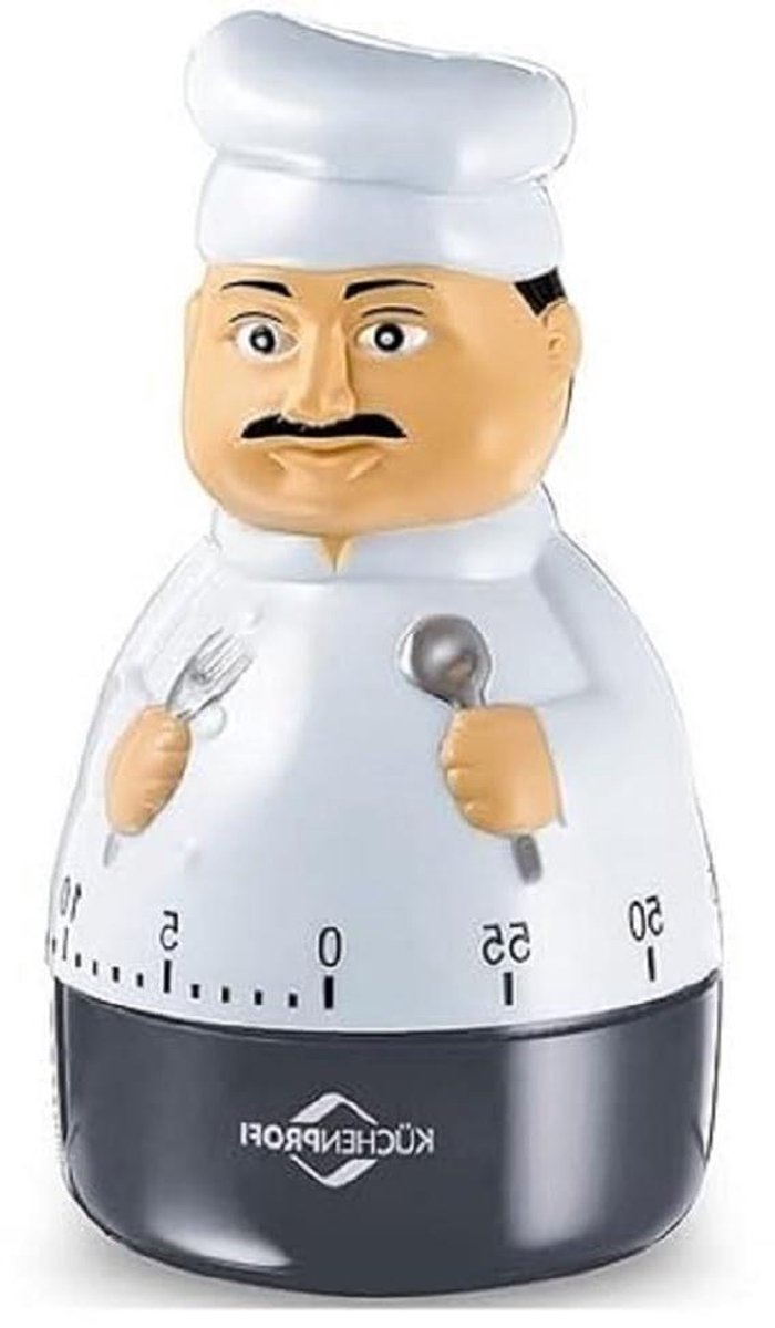 Keukentimer - Kookwekker - Koken - Mechanisch - 11 cm - Blauw