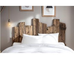 Hoofdkussen - Comfort Kussen - Lekker Slapen - Opblaasbaar - 60 x 60 cm - Wit