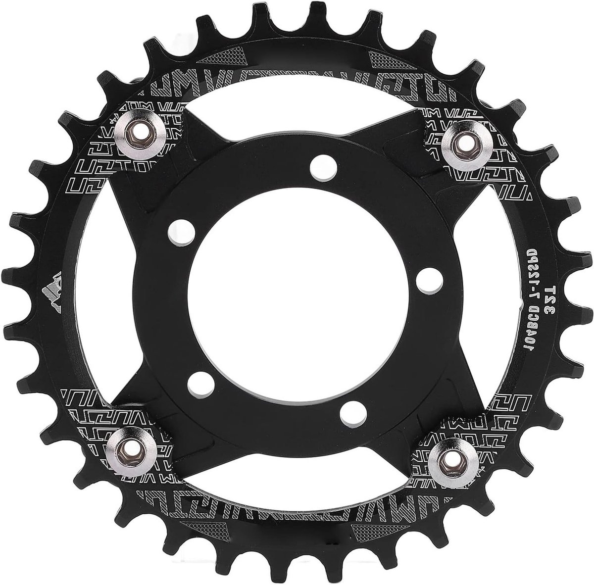 104BCD 32T Kettingwiel Adapter van Hoogwaardige CNC Aluminium, Geschikt voor Bafang Middenmotoren op Race- en Mountainbikes, Duurzaam en Lichtgewicht