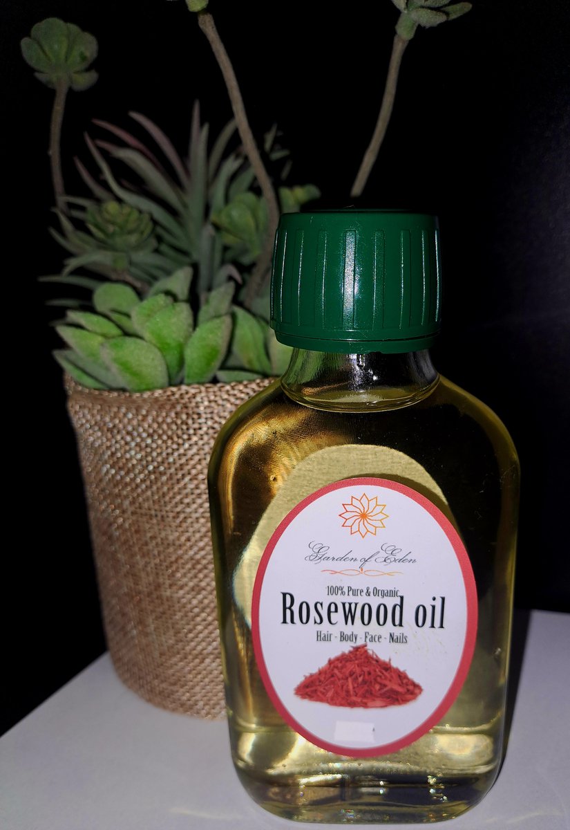 Pure organic rozenhout olie 100 ml voor huid en haar, nagels en gezicht - rosewood oil - massage olie - body olie - rozenhoutolie - druivenpit olie, druivenpitolie - nagelolie - haarolie