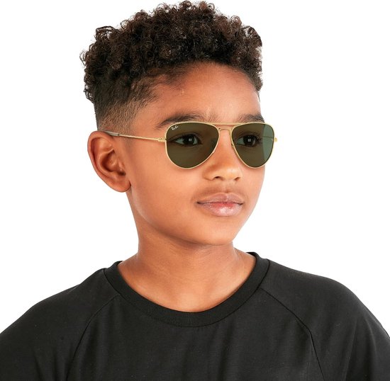 Zonnebril Junior - Kinder Zonnebril - Bescherming Ogen - Pilot Model - 5 x 5 x 5 cm - Grijs — afbeelding 2