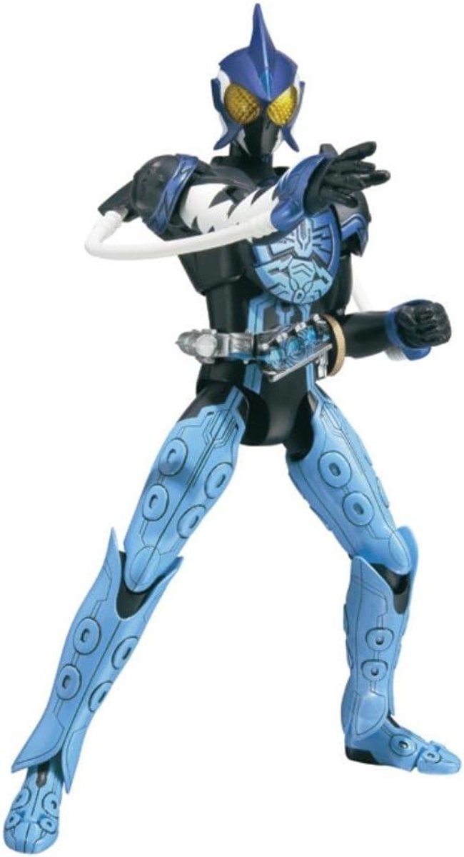 Kamen Rider Figuur - Gemaskerde Held - Verzamelen - Blauw Havik Thema - 15 cm - Blauw