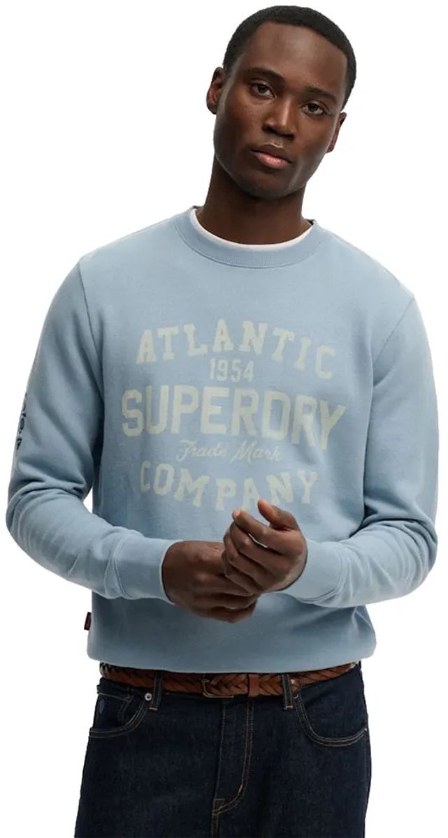 Superdry Coastal Relaxed Sweatshirt 2XL Man Blauw