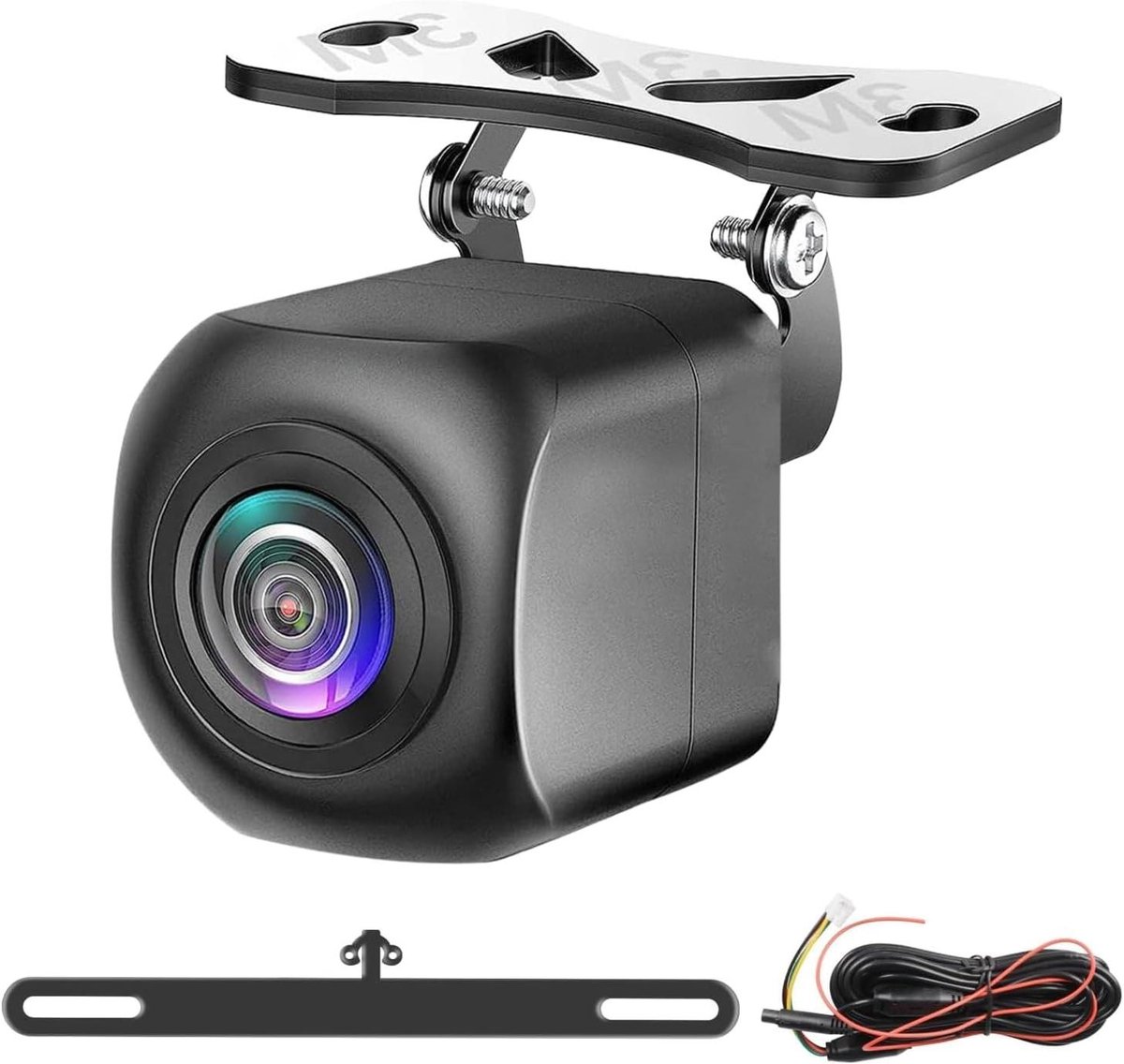 Achteruitrijcamera - Parkeercamera - Veilig Parkeren - Waterdicht Nachtzicht - 6 meter kabel - Zwart