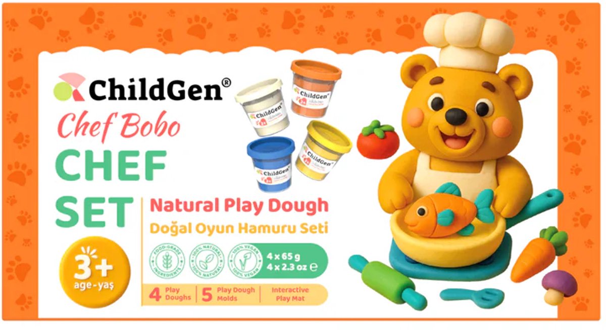 ChildGen Play Dough Paw Pets Chef Set