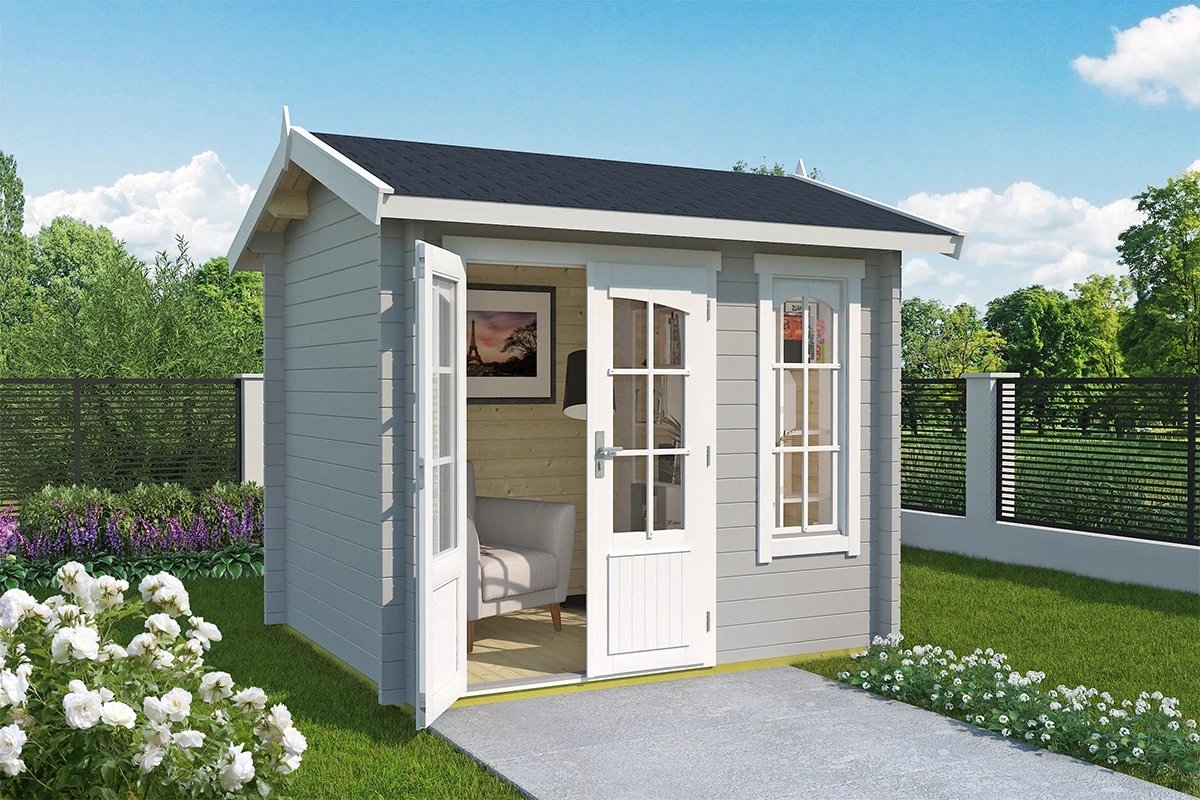Tuinhuis Alex Mini Lightgrey 250 x 200 cm