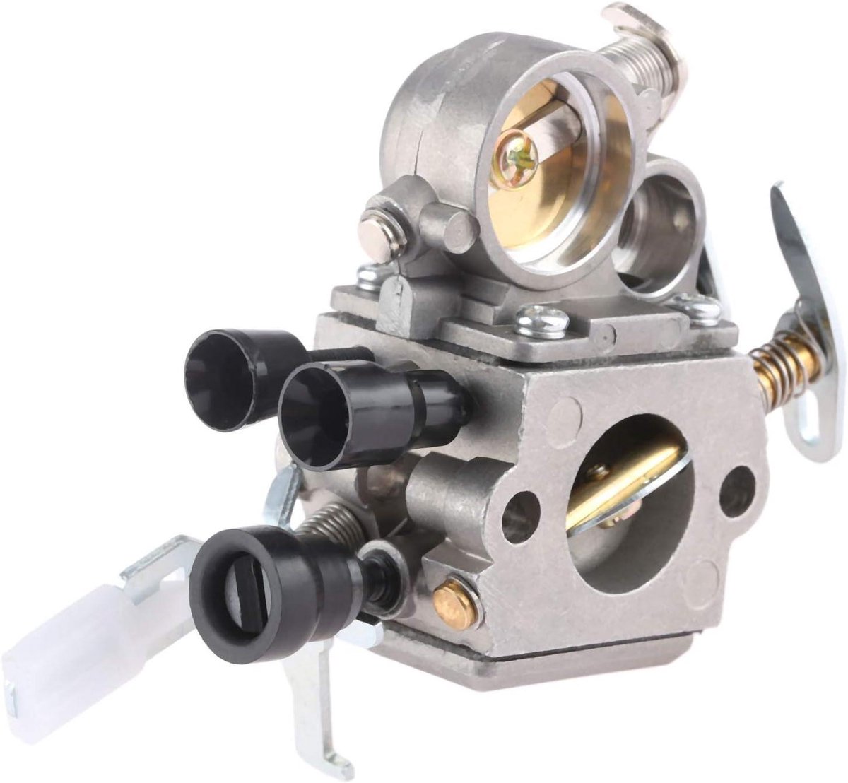Kettingzaag Carburateur - Motoronderdeel Vervanging - Onderhoud Tuinapparatuur - Hoge Kwaliteit Onderdeel - 10x10x10 cm - Niet gespecificeerd