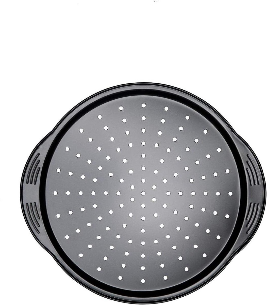 Pizzablik - Pizza bakplaat - Pizza Bakken - Antiaanbaklaag - 31 cm - Zwart