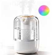 Humidificateur avec aromathérapie-Air Humidifier-Humidificateur silencieux pour salon, bureau, chambre bébé, chambre à coucher-Aromathérapie-Éclairage d'ambiance LED-2L-40m2