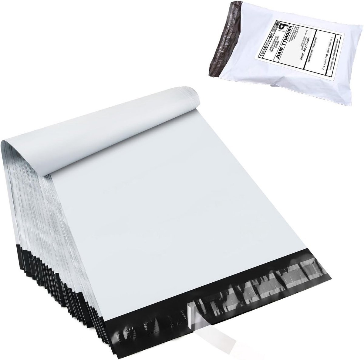 Duurzame Plastic Verzendzakken voor Online Winkels en Verzenddiensten - 30 Stuks, 30 x 42 cm, Ideaal voor Veilig Verzenden en Bescherming van Producten