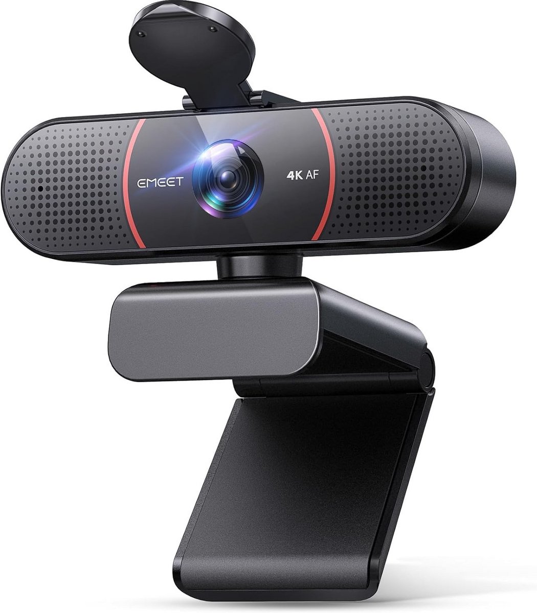 Webcam voor PC - Streaming Camera - 4K Kwaliteit - Zwart - full hd