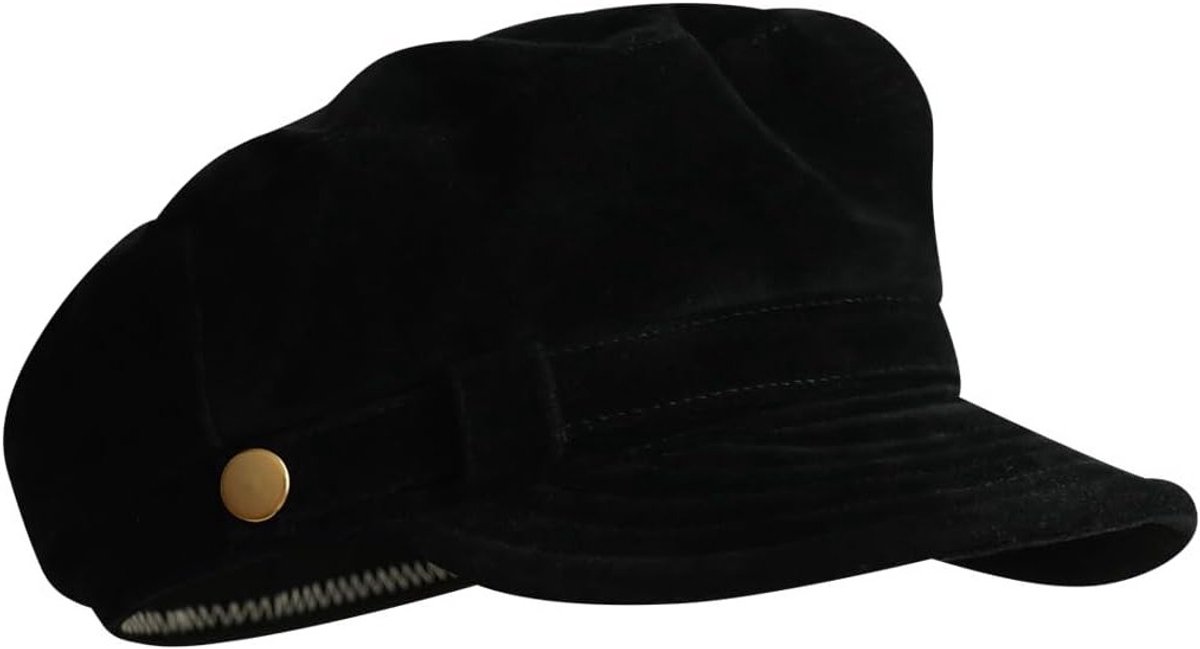 Zomerse UV-bescherming Retro Flat Cap voor Dames en Heren - Beret en Krantenhoed 54-59cm