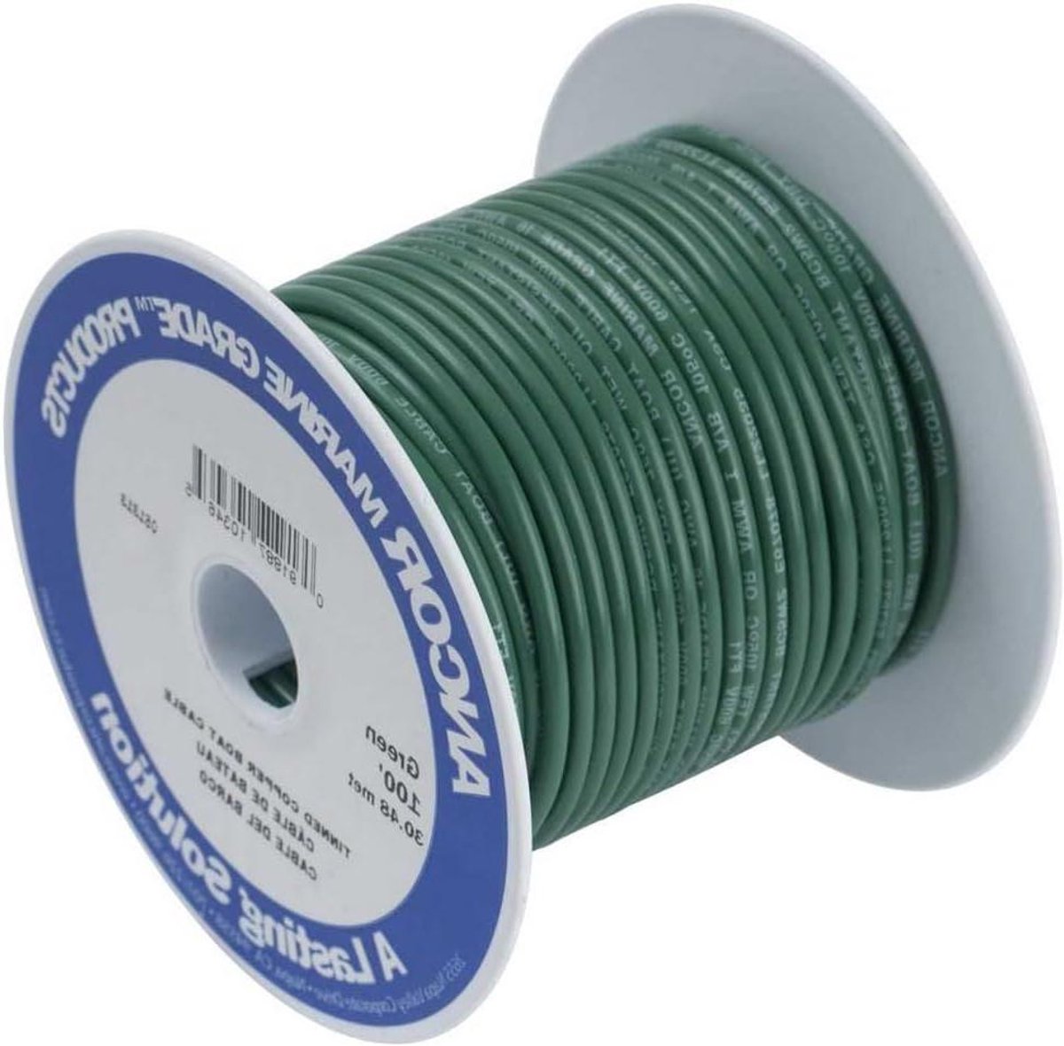 Boot Bedrading - Elektrische Kabel - Watersport Toepassingen - Vertind Koper - 100 voet - Groen