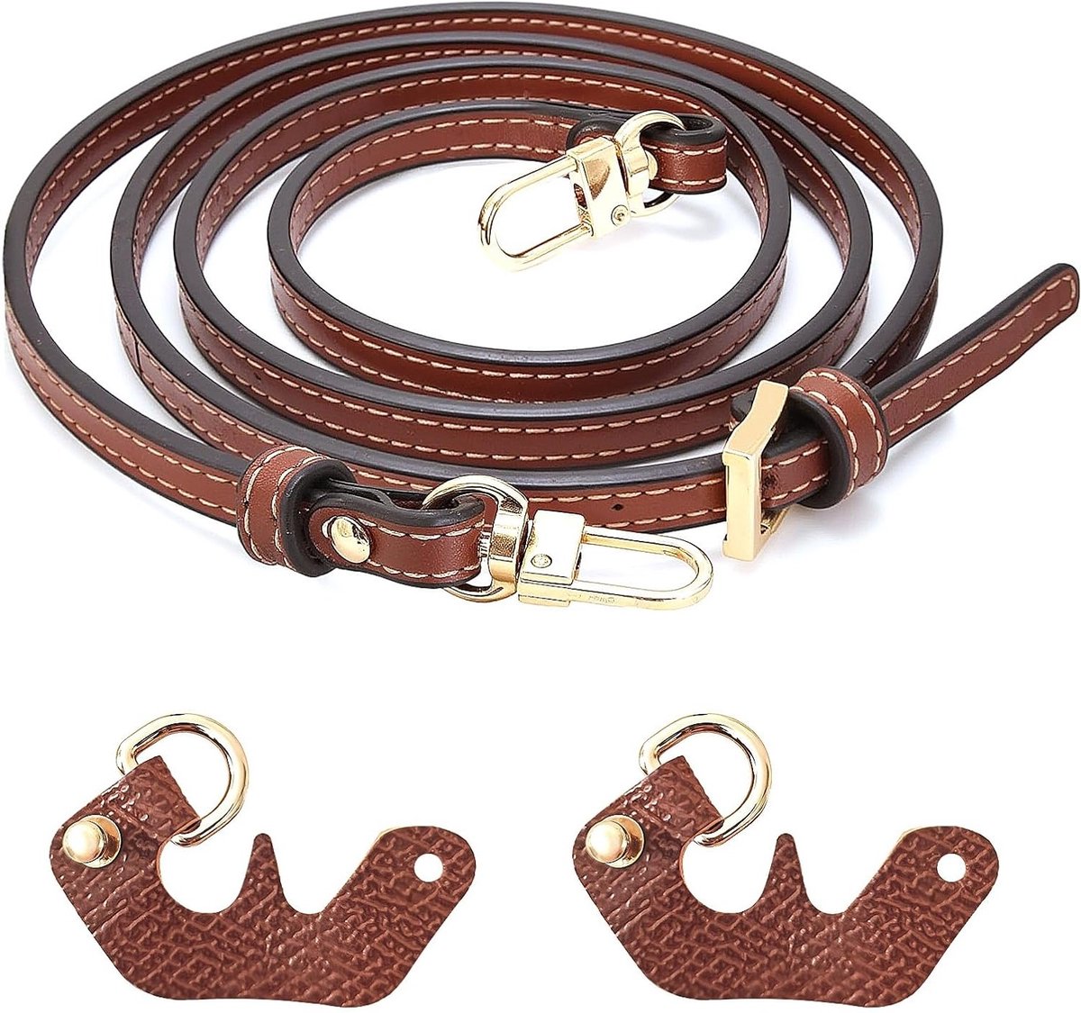 Verstelbare Leren Tasriem voor Mini Handtassen, Ideaal voor Stijlvolle Accessoires en Comfortabel Draaggemak