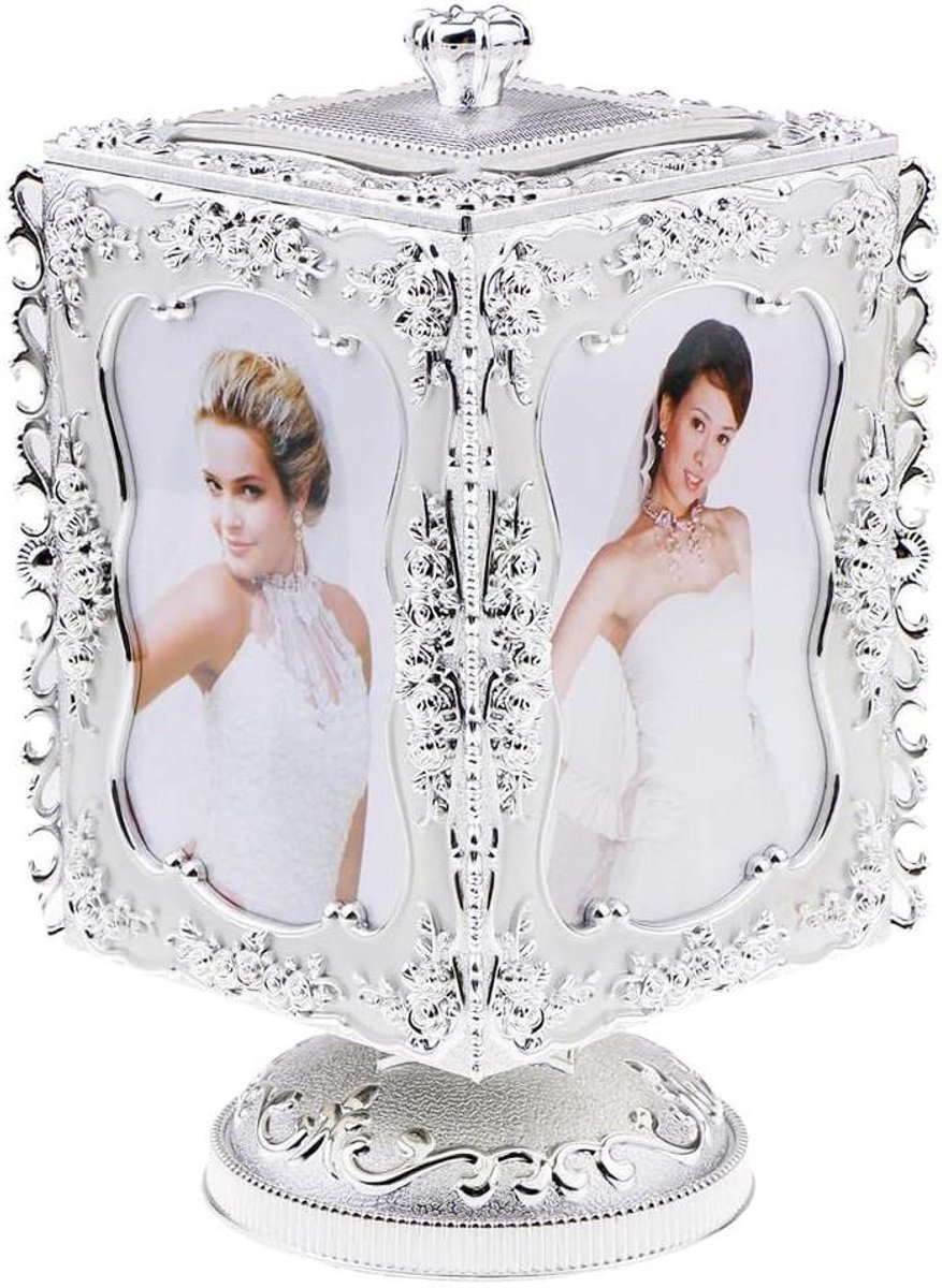 Muziekdoos Fotolijst - Sieraden doos Decoratie - Thuis decoreren - 3 in 1 functie - 105x105x205mm - Willekeurig
