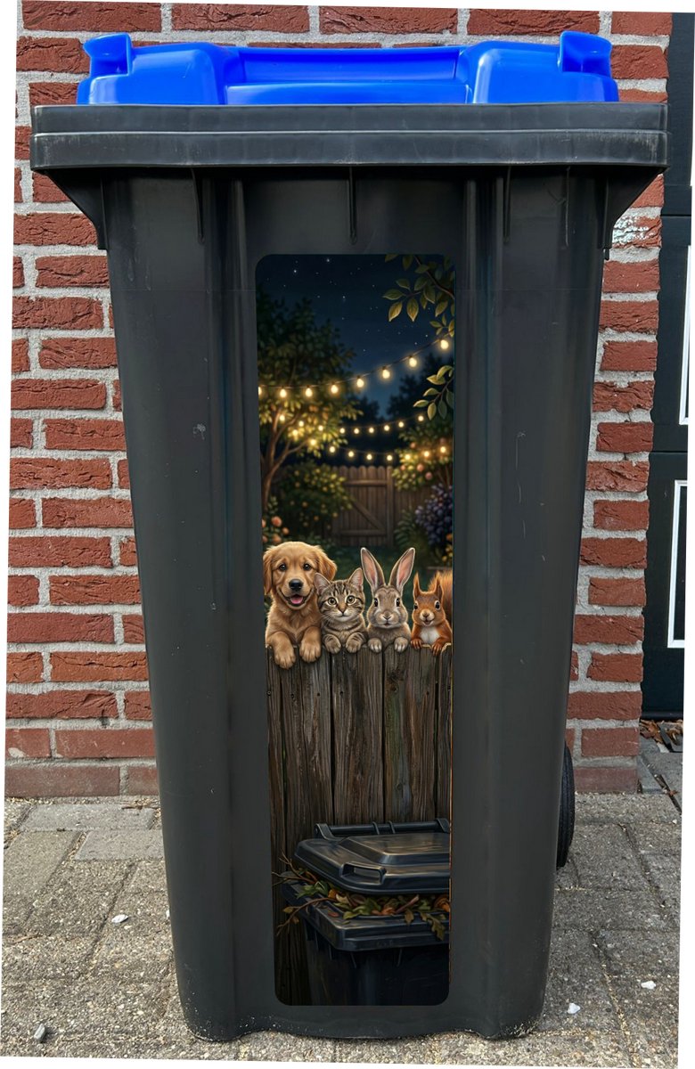 Klikosticker hond, kat en konijn 20x80 cm. (zie ook de andere designs)