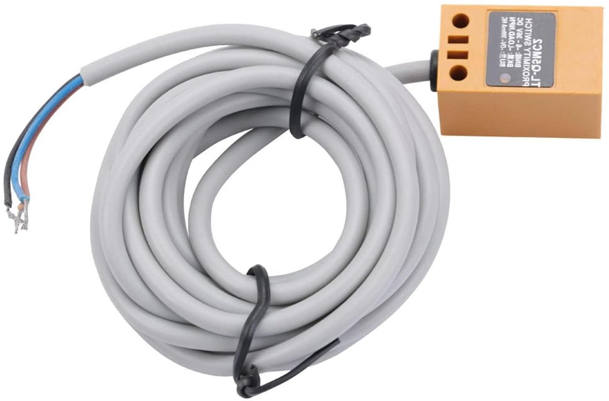 Inductieve Naderingsschakelaar - Nabijheidssensor Schakelaar - Automatische Controle - Contactloze Detectie - 5mm Detectieafstand - Grijs