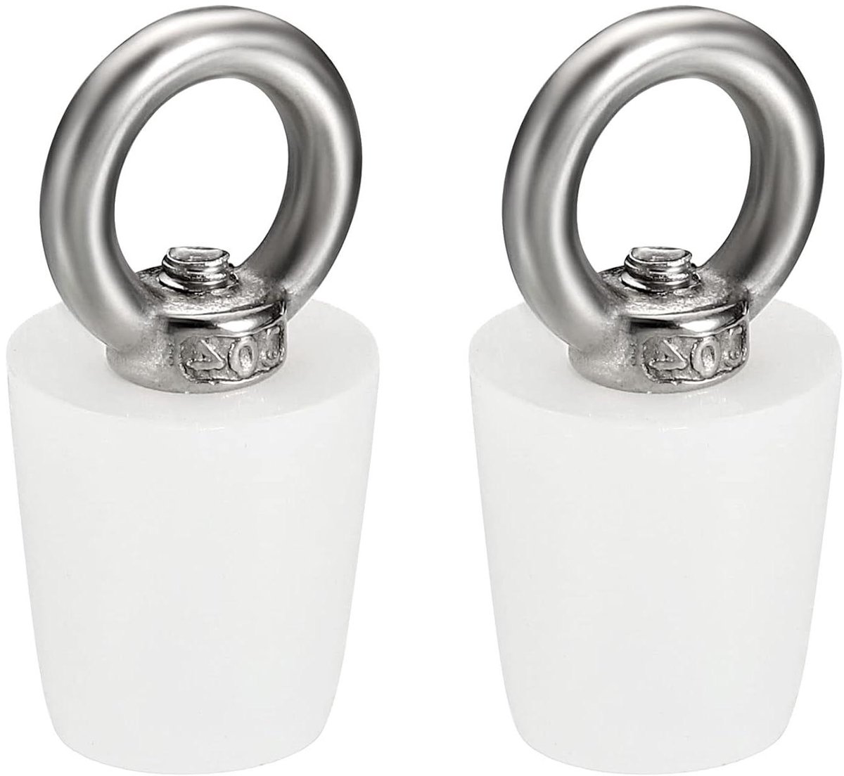 Conische Stekkers - Rubberen Stoppers - Afsluiten Gaten - Flexibel Siliconen - 17-23 mm - Wit