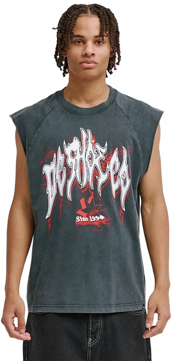 Dc Shoes Death Machine Mouwloos T-shirt S Man Zwart