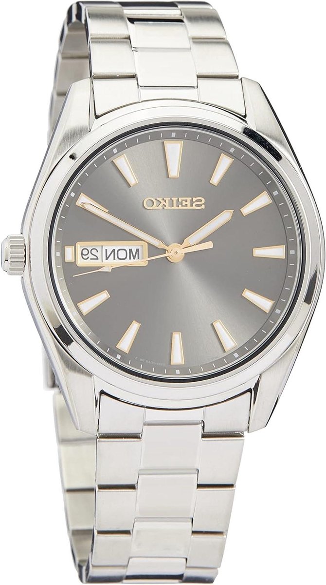 Heren Horloge - Polshorloge Metaal - Dagelijks Gebruik - Roestvrij Staal - One Size - Zilver