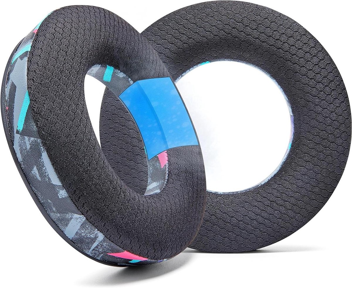 Verkoelende Oorkussens - Hoofdtelefoon Kussens - Comfortabel Luisteren - Gel Koeltechnologie - 22.3 x 15.2 cm - Zwart