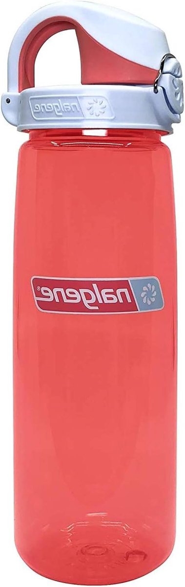 Waterfles - Sportfles Drinkfles - Hydratatie Onderweg - Lekvrije Loop-Top - 24 Ounces - Koraal