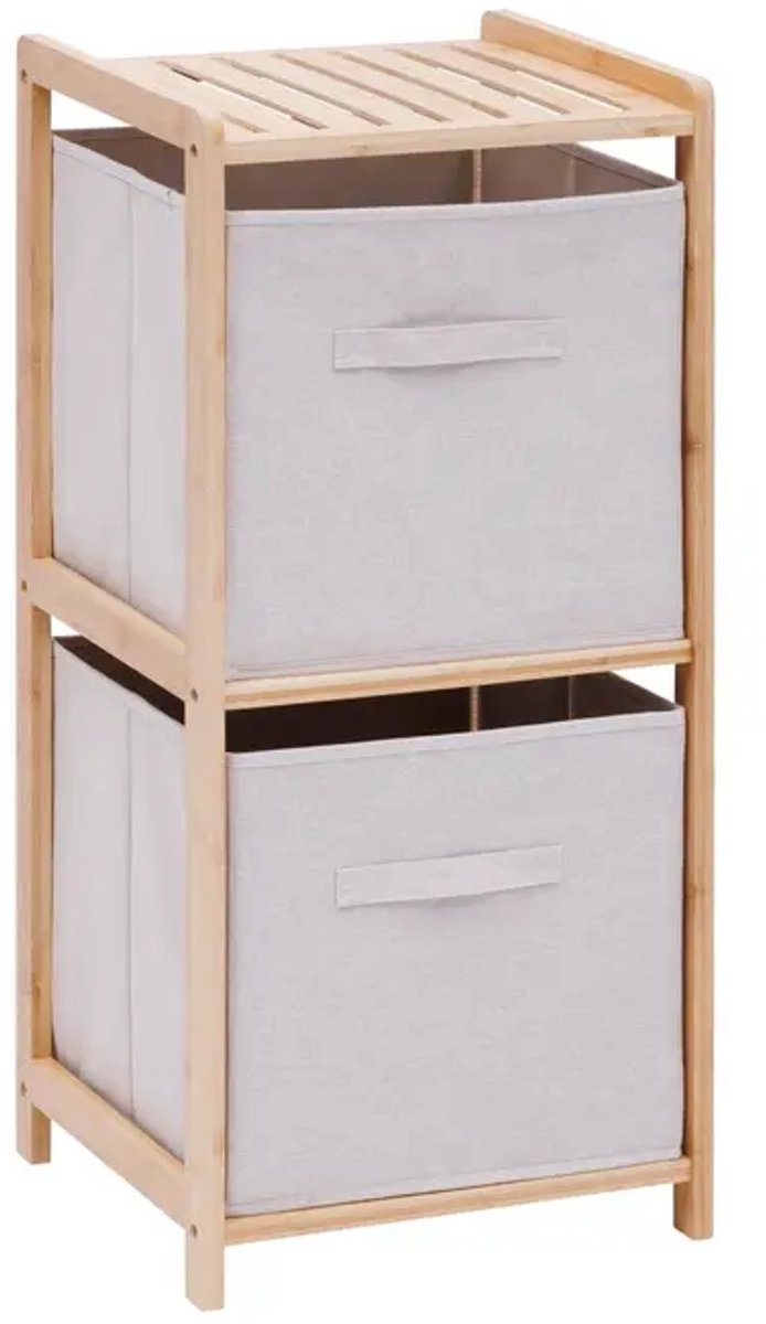 5Five Tidybox Wasmanden - 35x33x78cm - Grijs