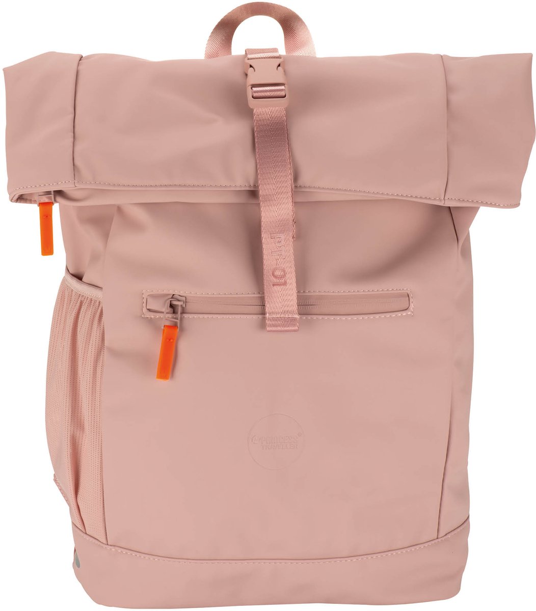 Princess Traveller PT-01 Rugzak - Powder Pink - 16 inch laptopvak - Duurzaam materiaal GRS gecertificeerd- Laptoprugzak