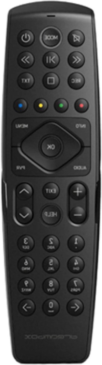 Afstandsbediening - IR Remote - TV Bediening - Voor Alle Dream Boxes - 5 Meter Bereik - Zwart