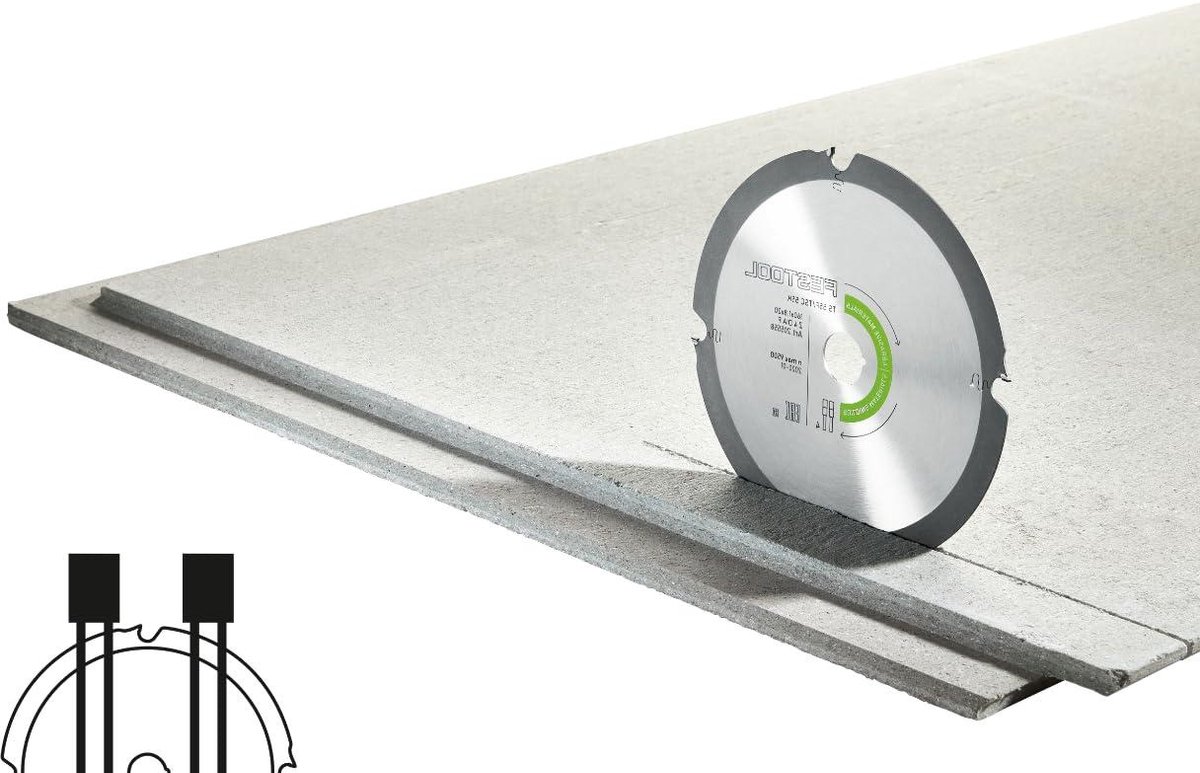 Diamant zaagblad - PCD zaagblad schuurmiddelen blad - Materiaal zagen - Extra lange levensduur - 160 mm - Zilver