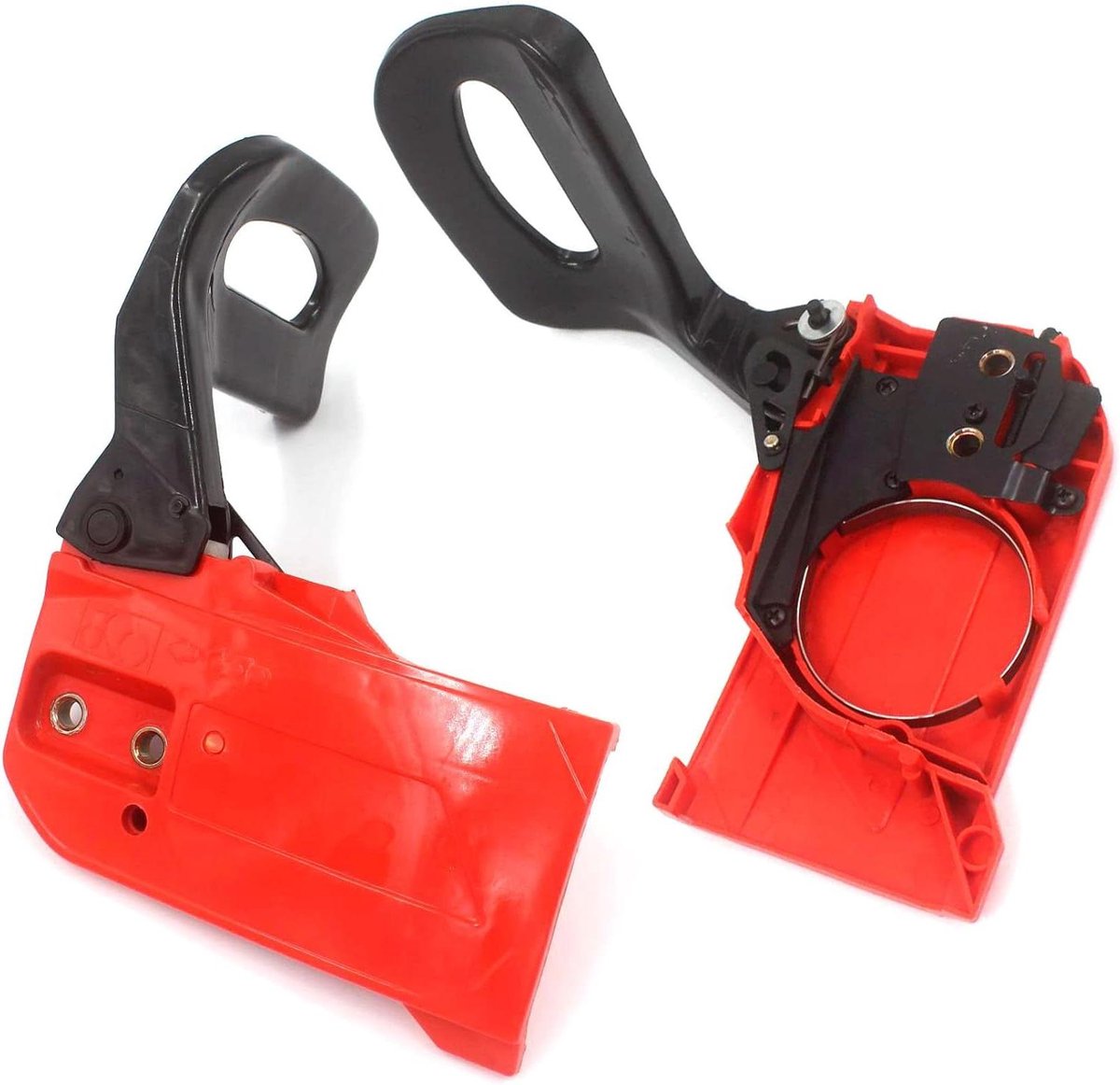 Kettingwieldeksel Kettingrem - Kettingzaagonderdeel - Kettingzaag Onderhoud - Specifiek voor 52cc motor - 1 stuk - rood