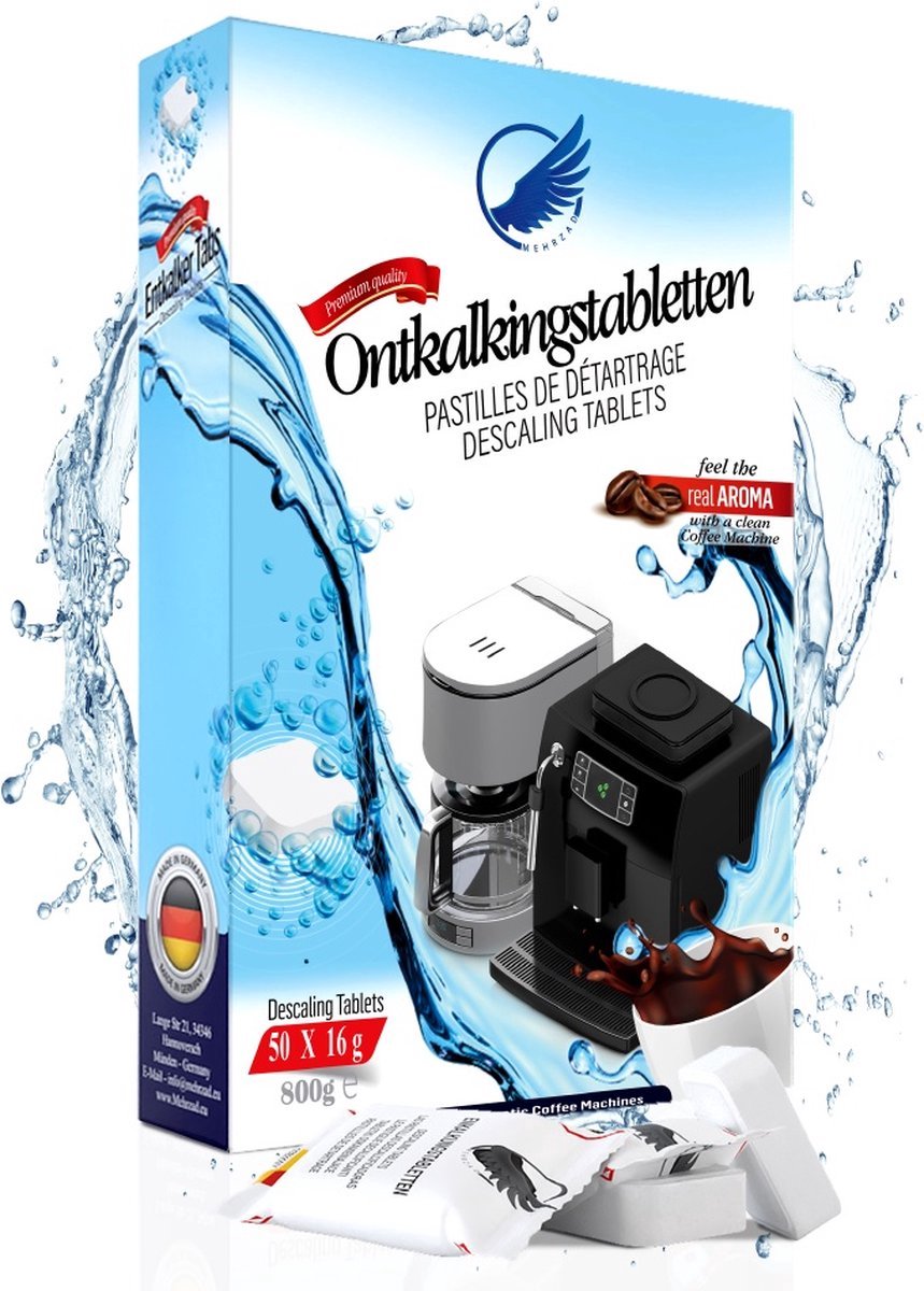 35 Reinigings tabletten - 20 ontkalkingstabletten Koffiemachine & Volautomaat - Onderhoudsset Universeel - Jura, Siemens, Philips, Krups & Bosch geschikt thumbnail 4