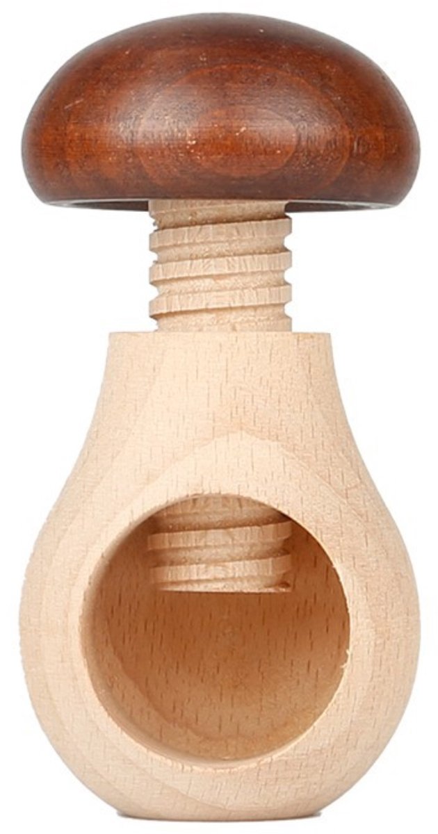 Cuhostki - 1 Stuk - Notenkraker - Walnotenkraker - Notenkraker Tool - Houtkleurig - Hout