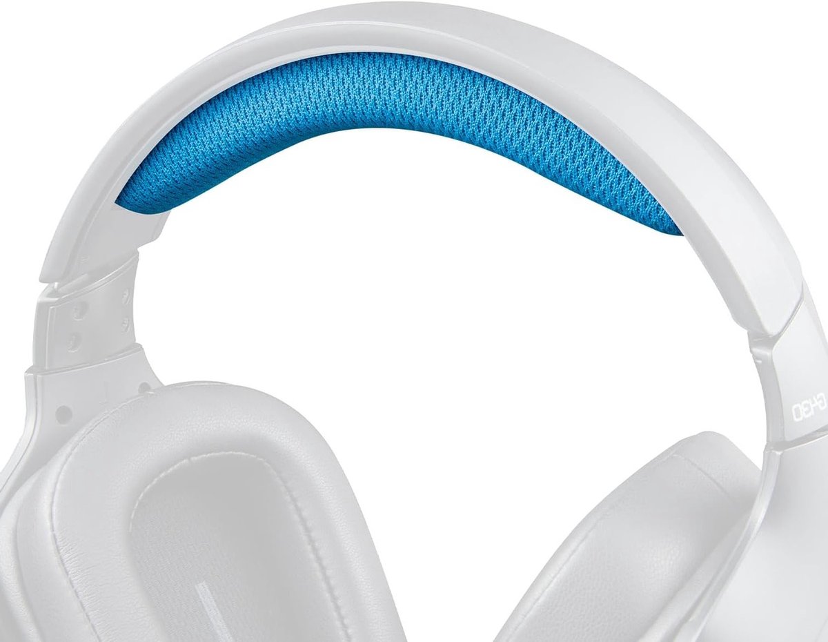 Vervangende Oorkussens en Hoofdband voor Logitech G230/G231/G331/G332/G430/G431/G432/G930 Hoofdtelefoons, Comfortabele Hoofdsteun en Onderdeel voor Geluidsverbetering
