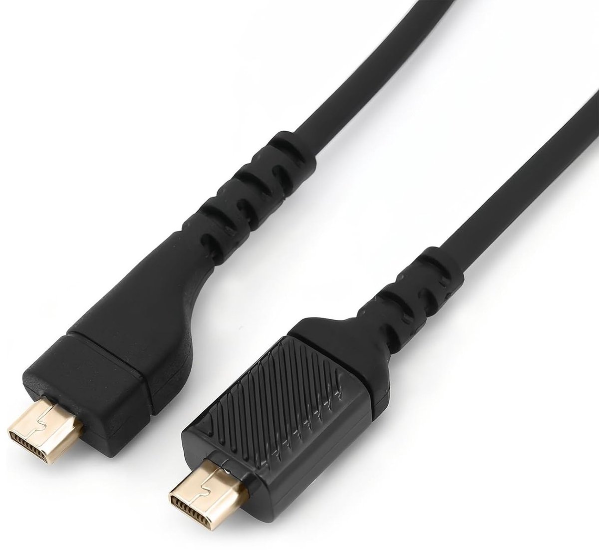 Vervangende Audiokabel voor Gaming Headsets, 1.5 m Verlengkabel met Geïntegreerde Geluidskaart, Geschikt voor Arctis 3, 5, 7 Pro en Meer Accessoires, Zwart