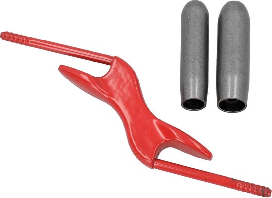 Voeggereedschap Baksteen - Voegroller Metselwerk - Stenen Verbindingen Maken - Dubbelzijdig Verwisselbaar - 4 Maten 1/2"-7/8" - Zilver — afbeelding 3