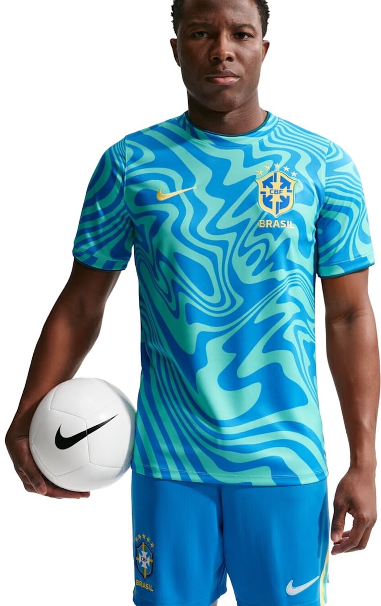 Nike Brasilie Pre-match Shirt Ih1662-369 - Kleur Groen - Maat L