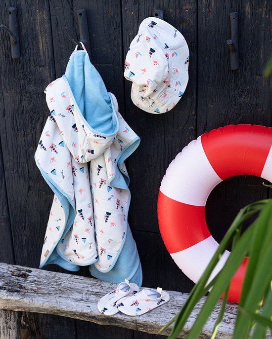 Fresk Zwemschoenen 27/28 -UV 50-bescherming – Antislip Strandschoenen – Quick Dry – Waterschoenen voor Kinderen – Elastische Pasvorm Jongens - Creme - Lighthouse