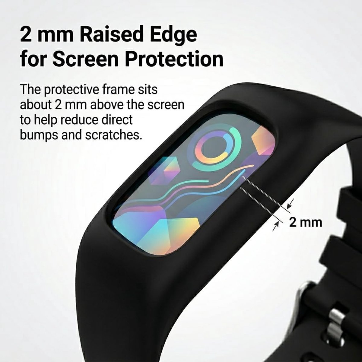 Sportband Fitbit Charge - Siliconen polsband - Fitness Tracker - Beschermend ontwerp - Niet gespecificeerd - Niet gespecificeerd thumbnail 3