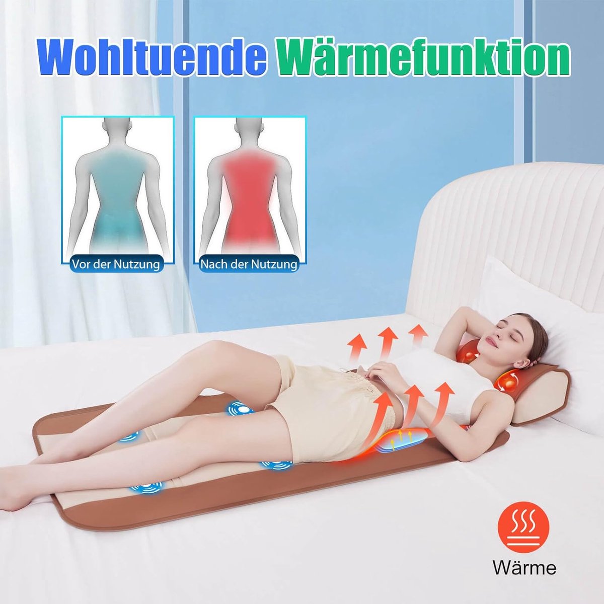 simotrade Massagemat Full Body met Warmte thumbnail 4