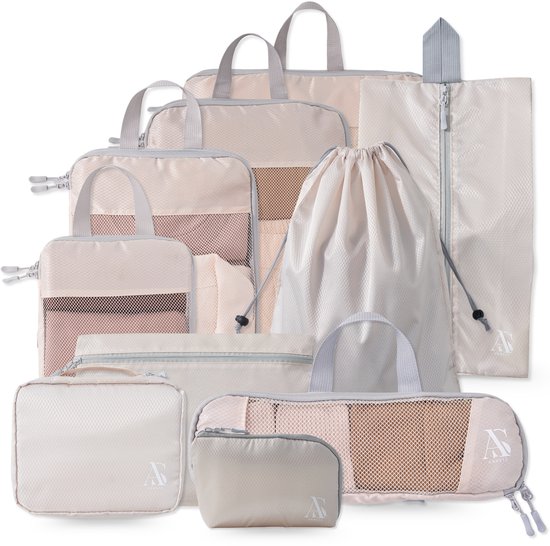 ANNSTÉ® Compressie Packing Cubes – Reiszakken voor Koffer 10 Stuks