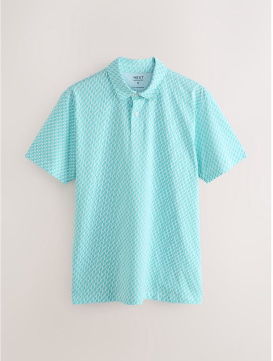 Next - Heren - Motionflex poloshirts met korte mouwen, 3-pack met opdruk - Roze