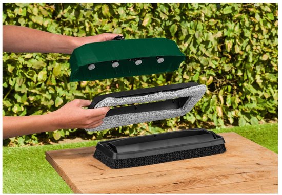 PARKSIDE® Hogedrukreiniger 170 bar en gevel/glasreiniger - Debiet: max 500l/u - Vermogen: 2400W - Energiebesparend automatisch start/stopsysteem - 10m anti twist hogedrukslang - Hoge mobiliteit door lichtgewicht constructie, grote wielen en handgreep van Parkside — afbeelding 3