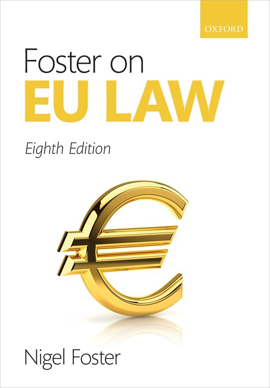 Foster on EU Law - cover
