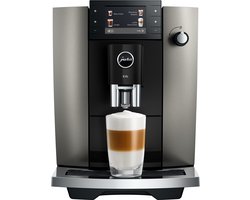 JURA - E6 Dark Inox (ED) - Volautomatische espressomachine - Koffiemachine met bonen