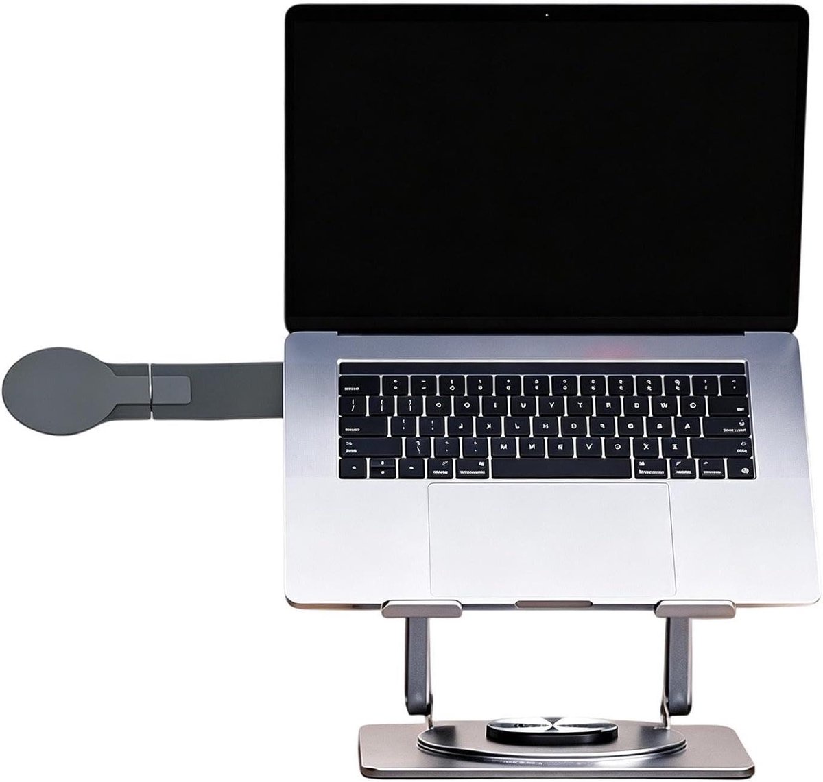 Laptop Standaard - Opvouwbare Plank - Ergonomisch Werken - Met Telefoonhouder - 43 x 22.5 cm - Zilver