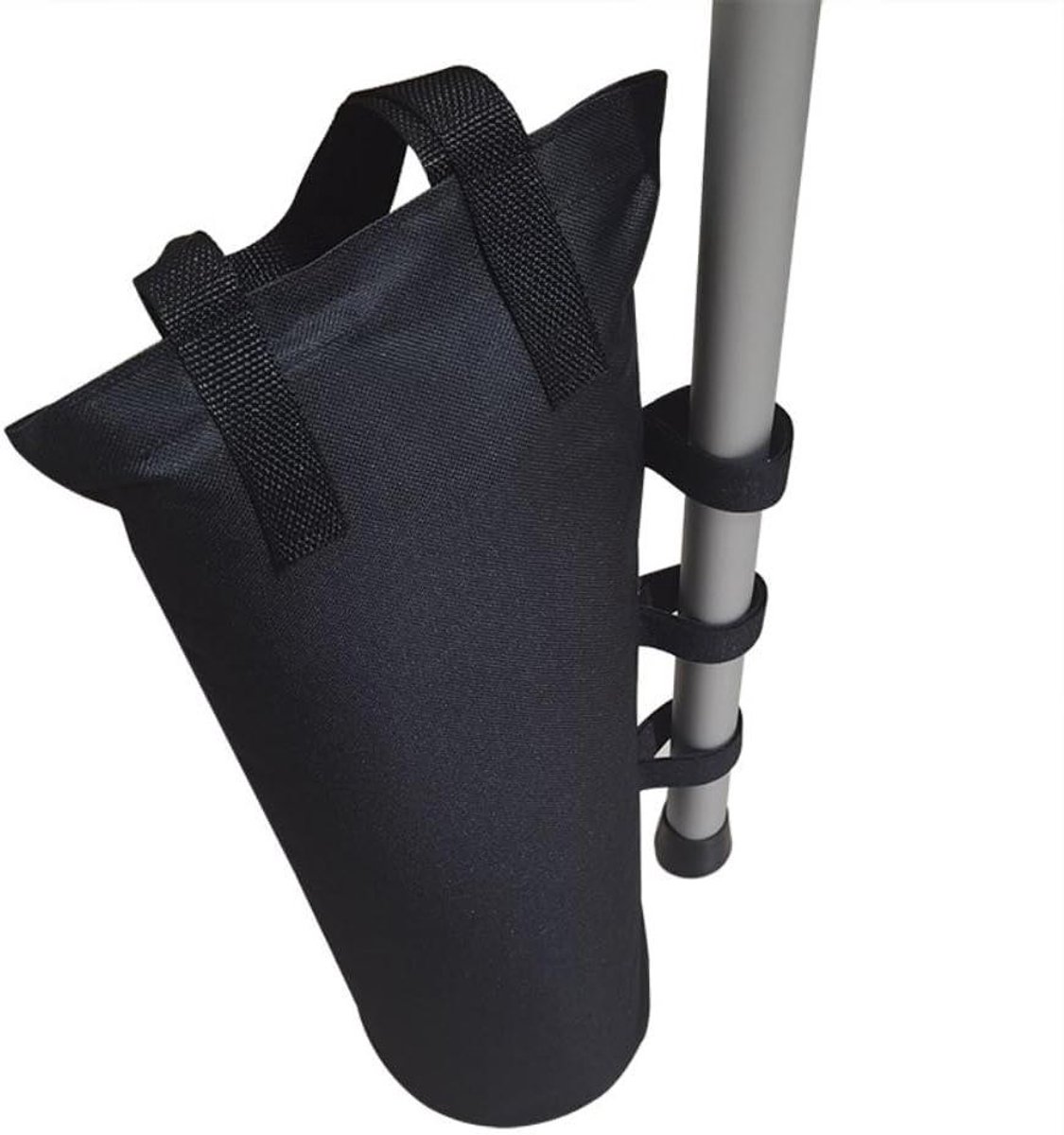 Zandzakken Set - Vulbare Gewichtszakken - Tent Stabiliseren - Duurzaam Oxford Weefsel - 50 x 22 cm - Zwart
