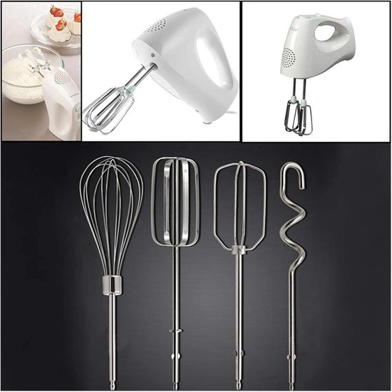 Mixer Opzetstuk - Kloppergarde Garde - Beslag Maken - Universele Pasvorm - 50 gram - Zilverkleurig — afbeelding 2