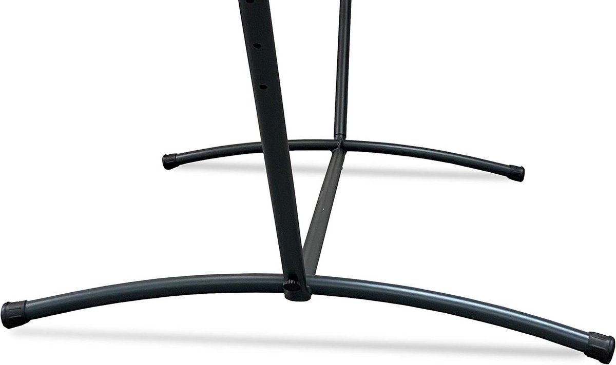 Hangmat met standaard - Lounge bed - Ontspannen buiten - In hoogte verstelbaar - 275 cm lengte - Niet gespecificeerd