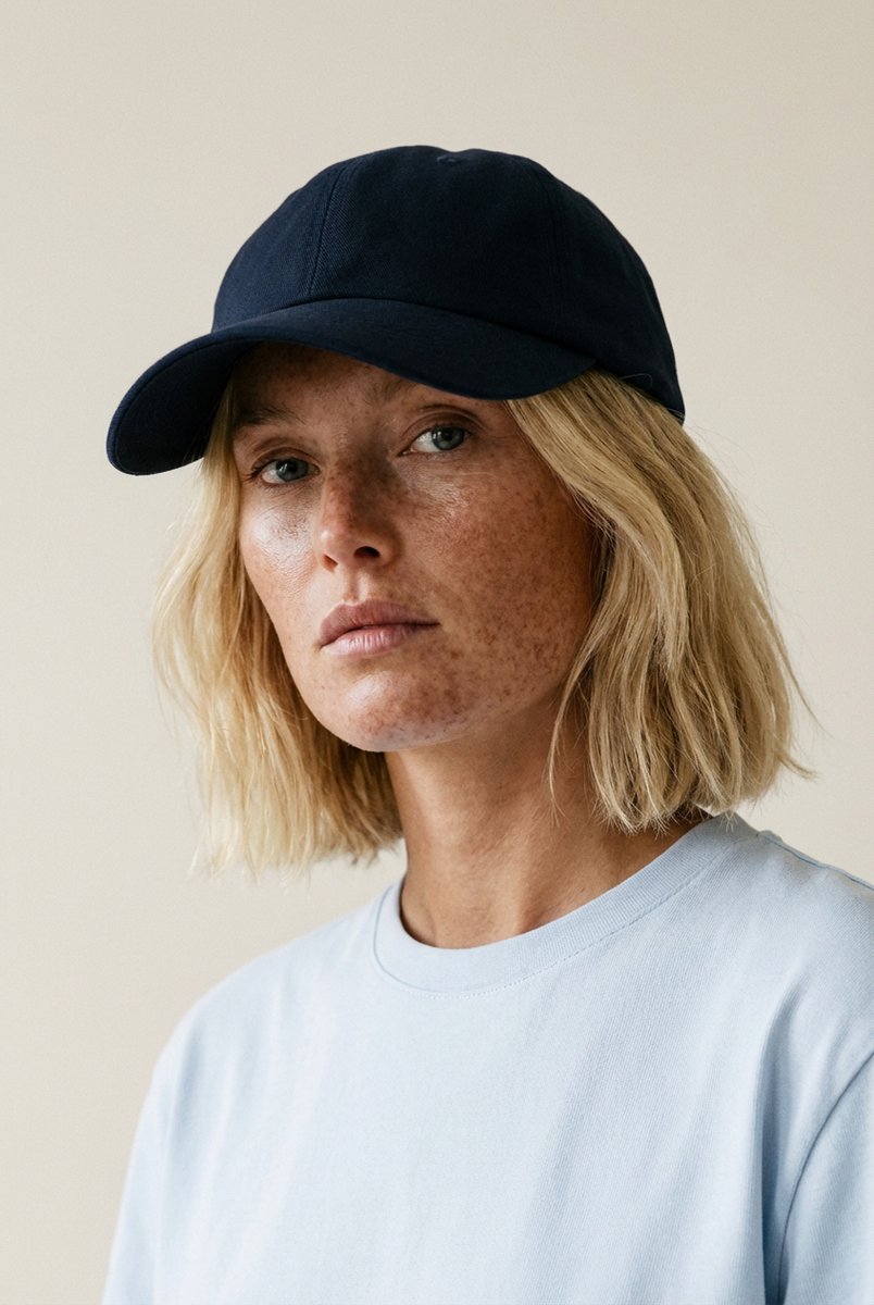 Colorful Standard Organic Cotton Cap Navy Blue - maat One Size